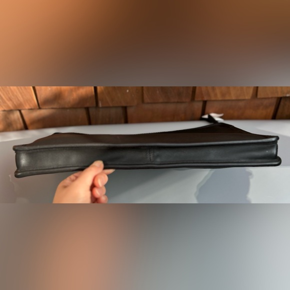 NWT XL Vintage Coach Zip Portfolio Leather Document Laptop Bag 5225, black - Picture 8 of 10